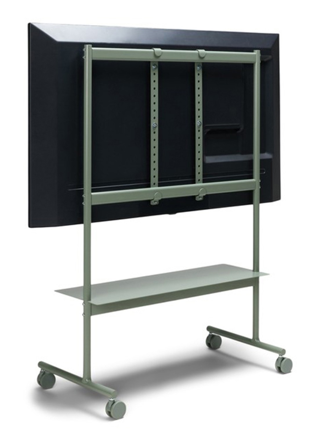 Pedestal Rover TV standaard 110 cm - voorkant 2 mosgroen