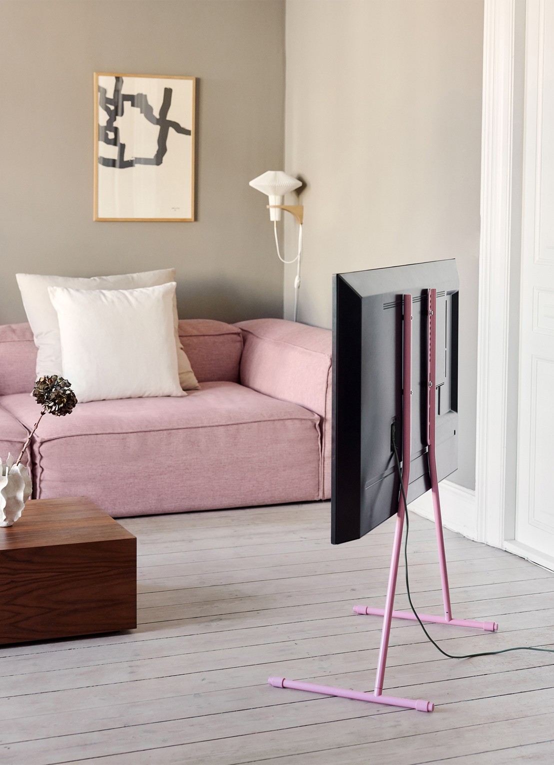 Pedestal Viva TV standaard 102 cm - detail 5 roze