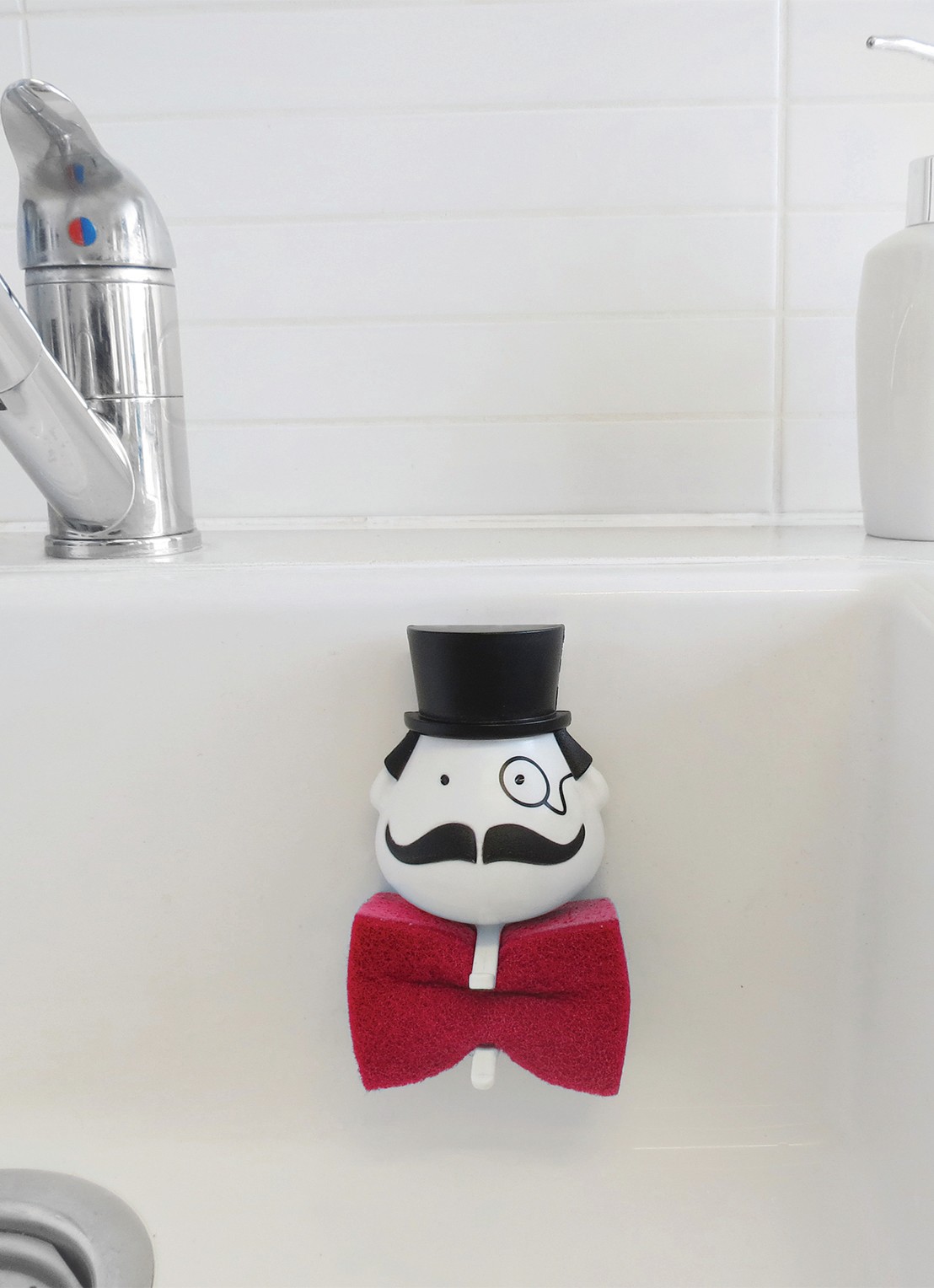 Peleg Design Mr. Sponge sponshouder  - achterkant 6 zwart