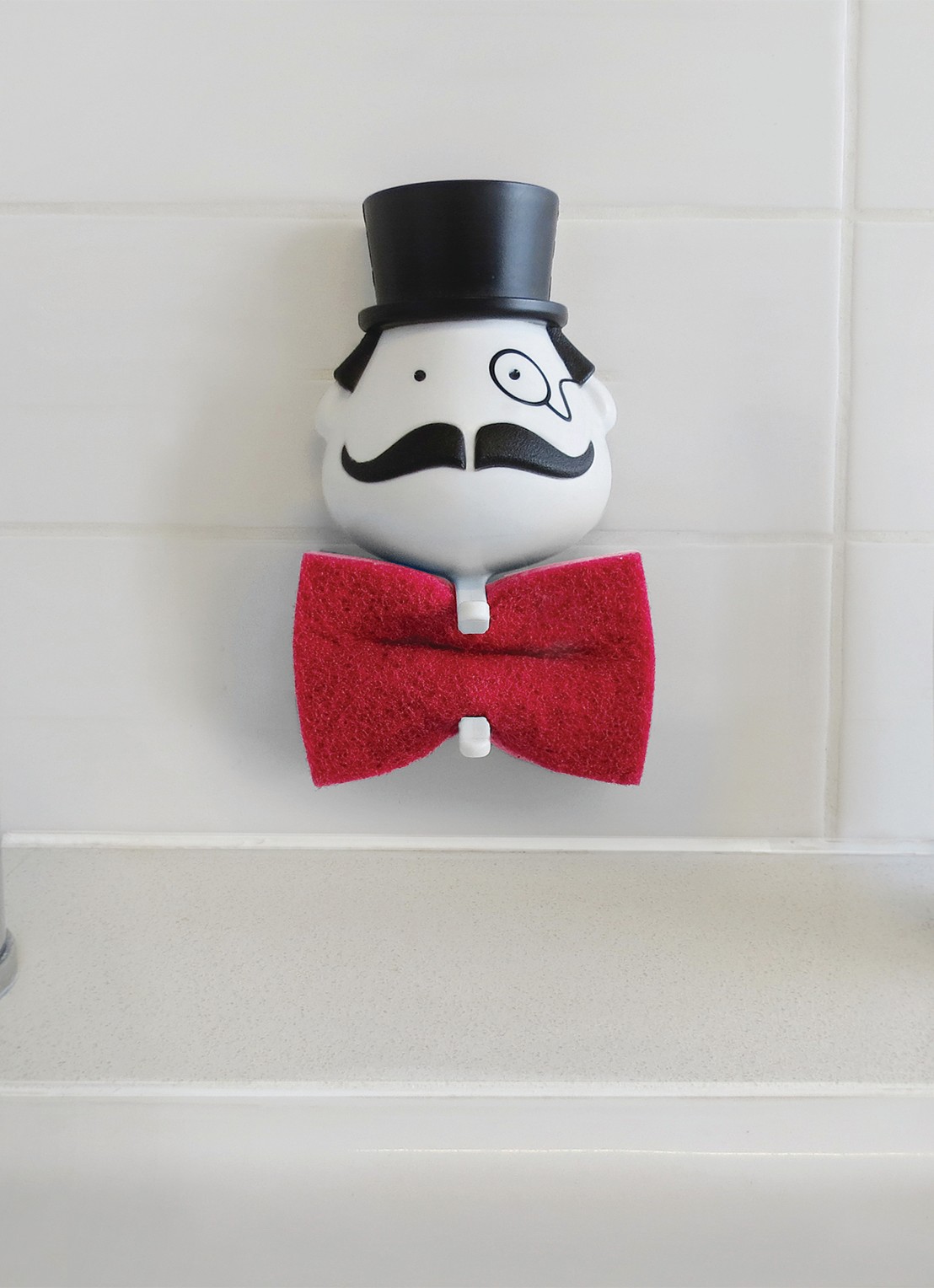 Peleg Design Mr. Sponge sponshouder  - voorkant 2 zwart