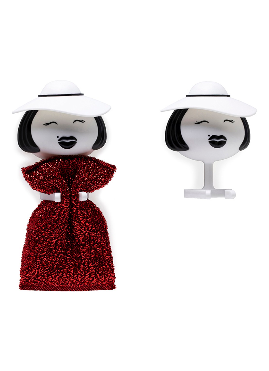 Peleg Design Mrs. Sponge sponshouder  - voorkant wit