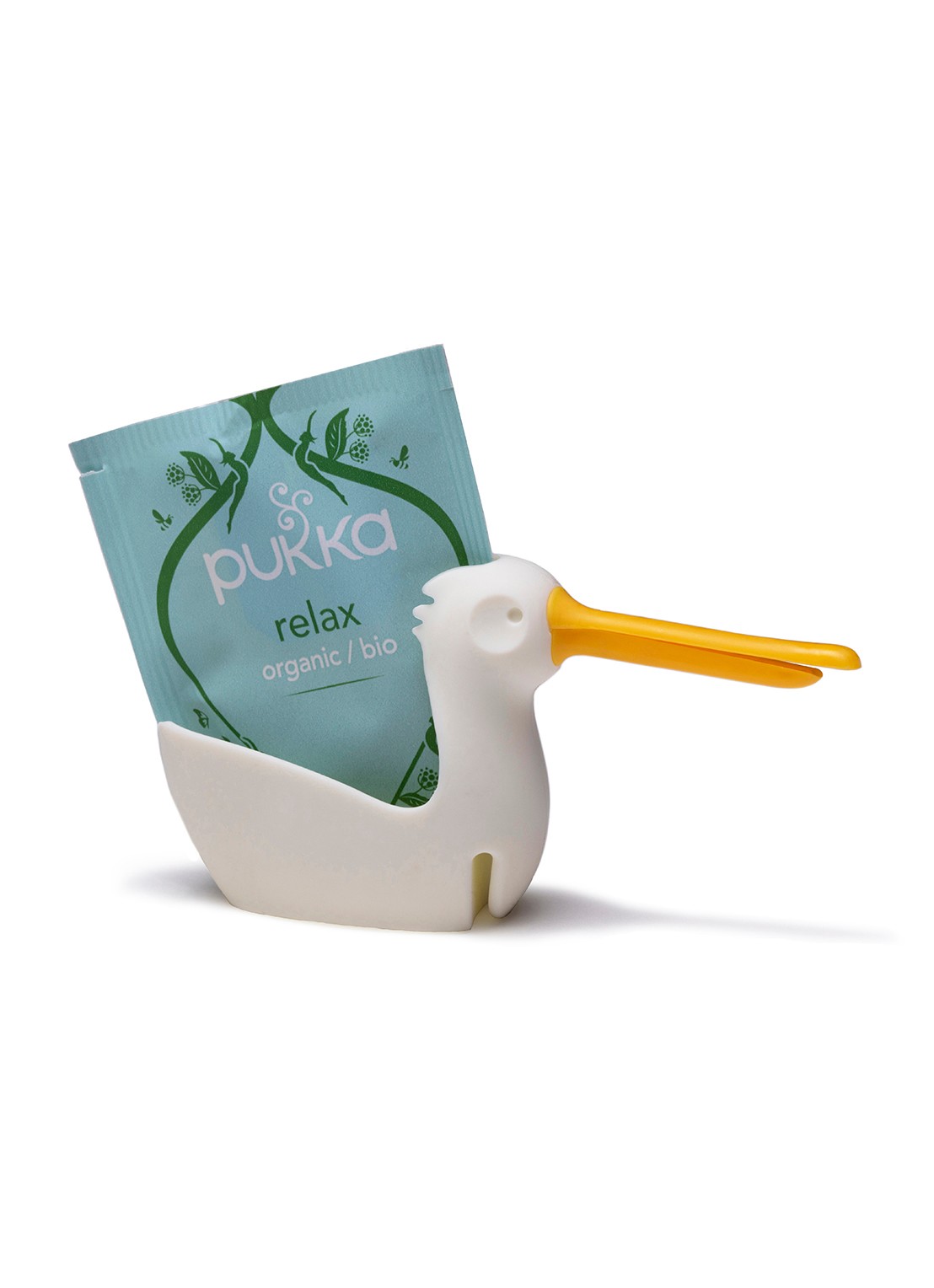 Peleg Design Pelicup theezakjeshouder  - voorkant 2 wit