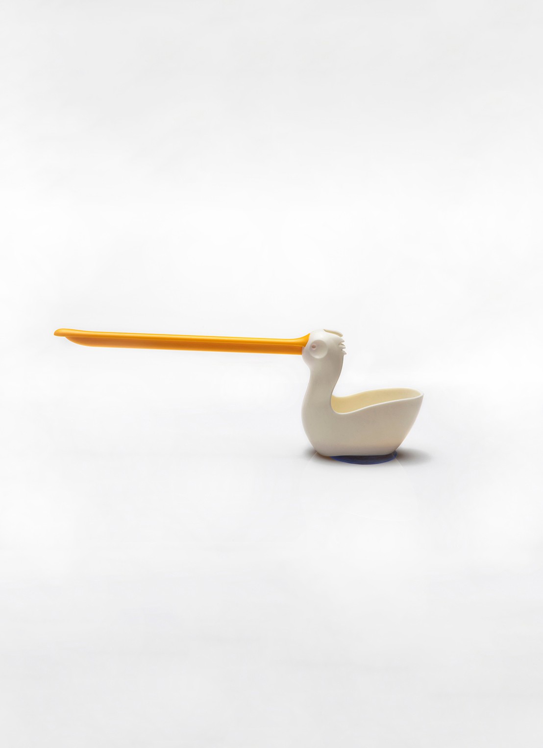 Peleg Design Pelix spons en vaatdoekhouder  - voorkant wit