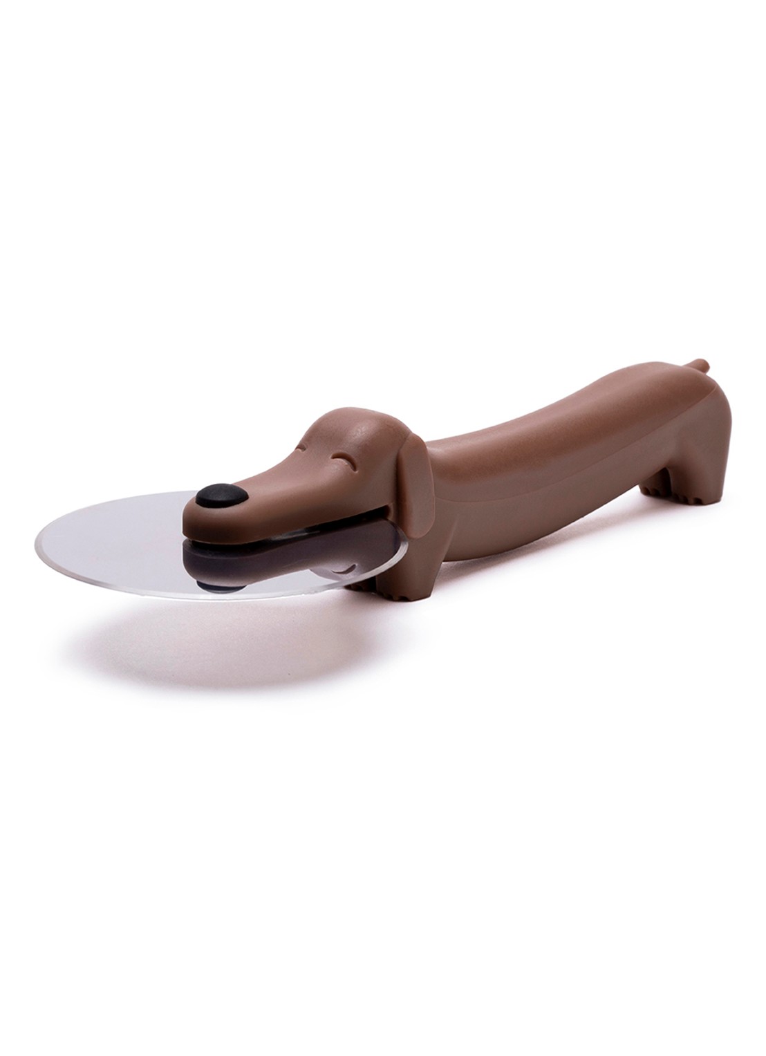 Peleg Design Puperoni pizzasnijder  - voorkant 6 bruin
