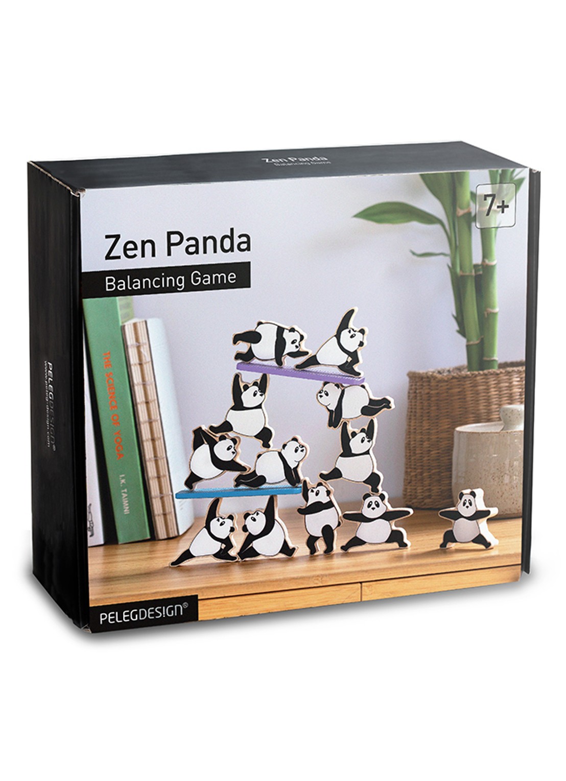 Peleg Design Zen Panda balansspel  - voorkant 2 wit