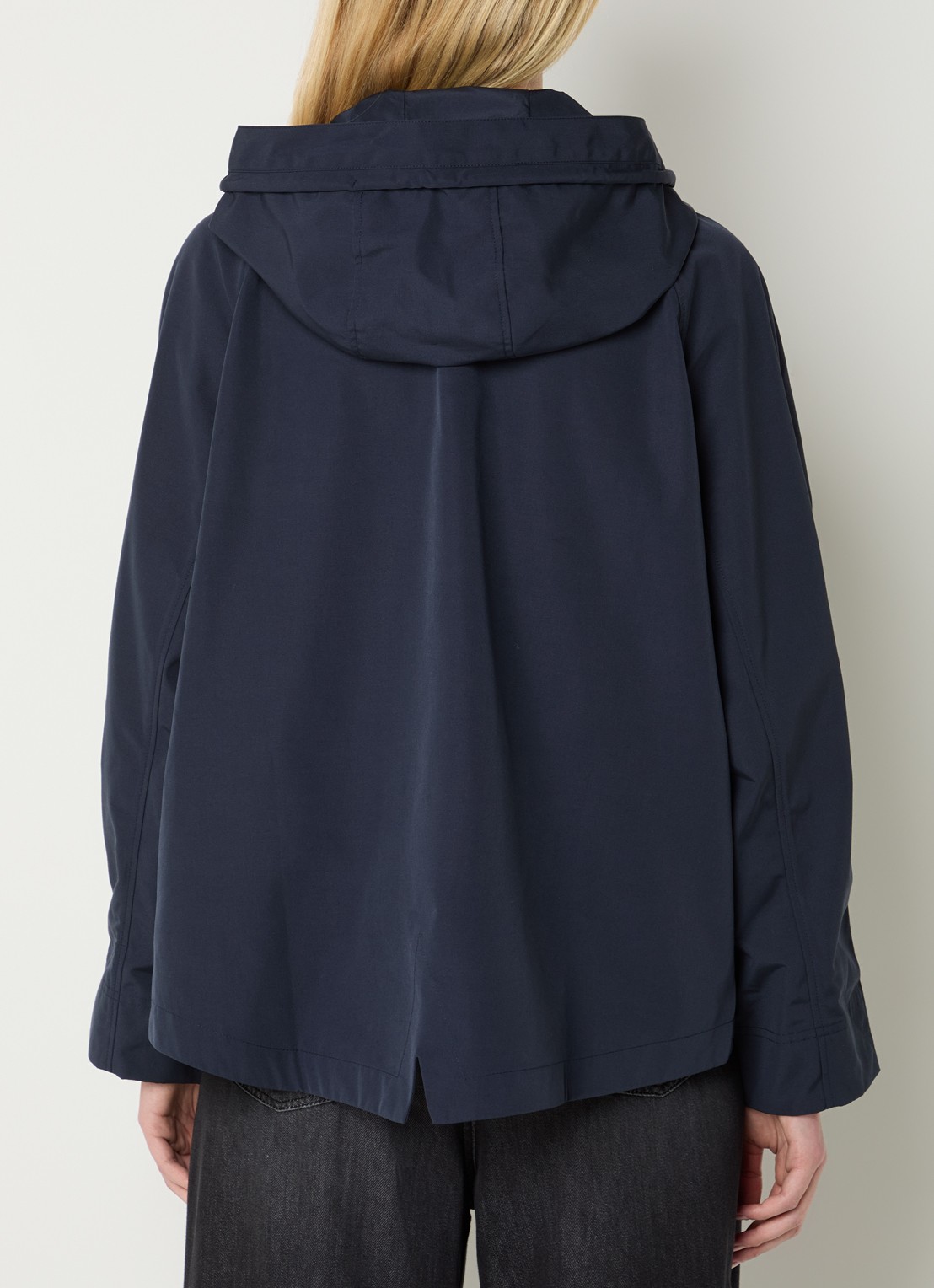Pennyblack Balpino jack met capuchon en steekzakken - achterkant 4 donkerblauw