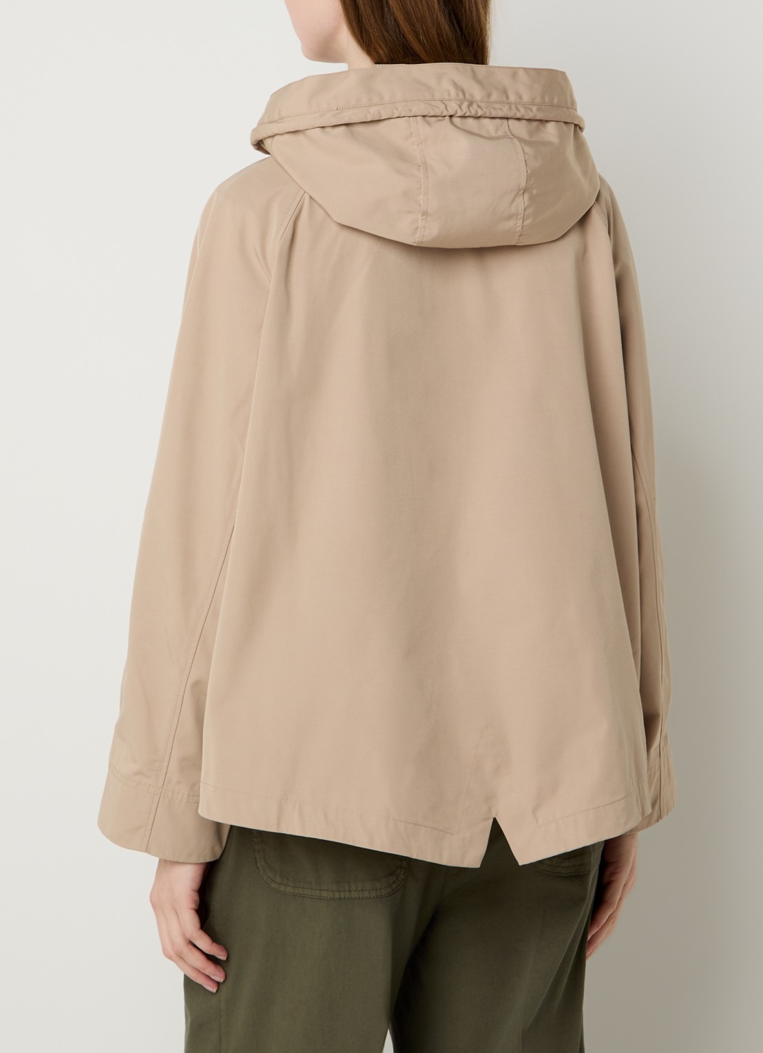 Pennyblack Balpino jack met capuchon en steekzakken - achterkant 3 beige