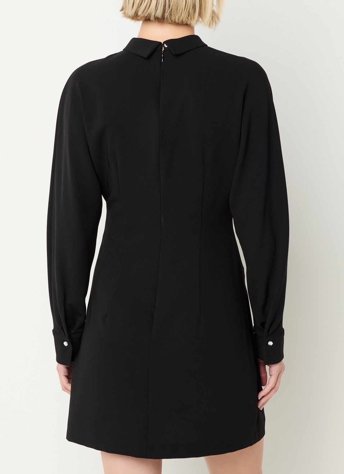Pennyblack Balta mini jurk met cut-out detail - achterkant zwart