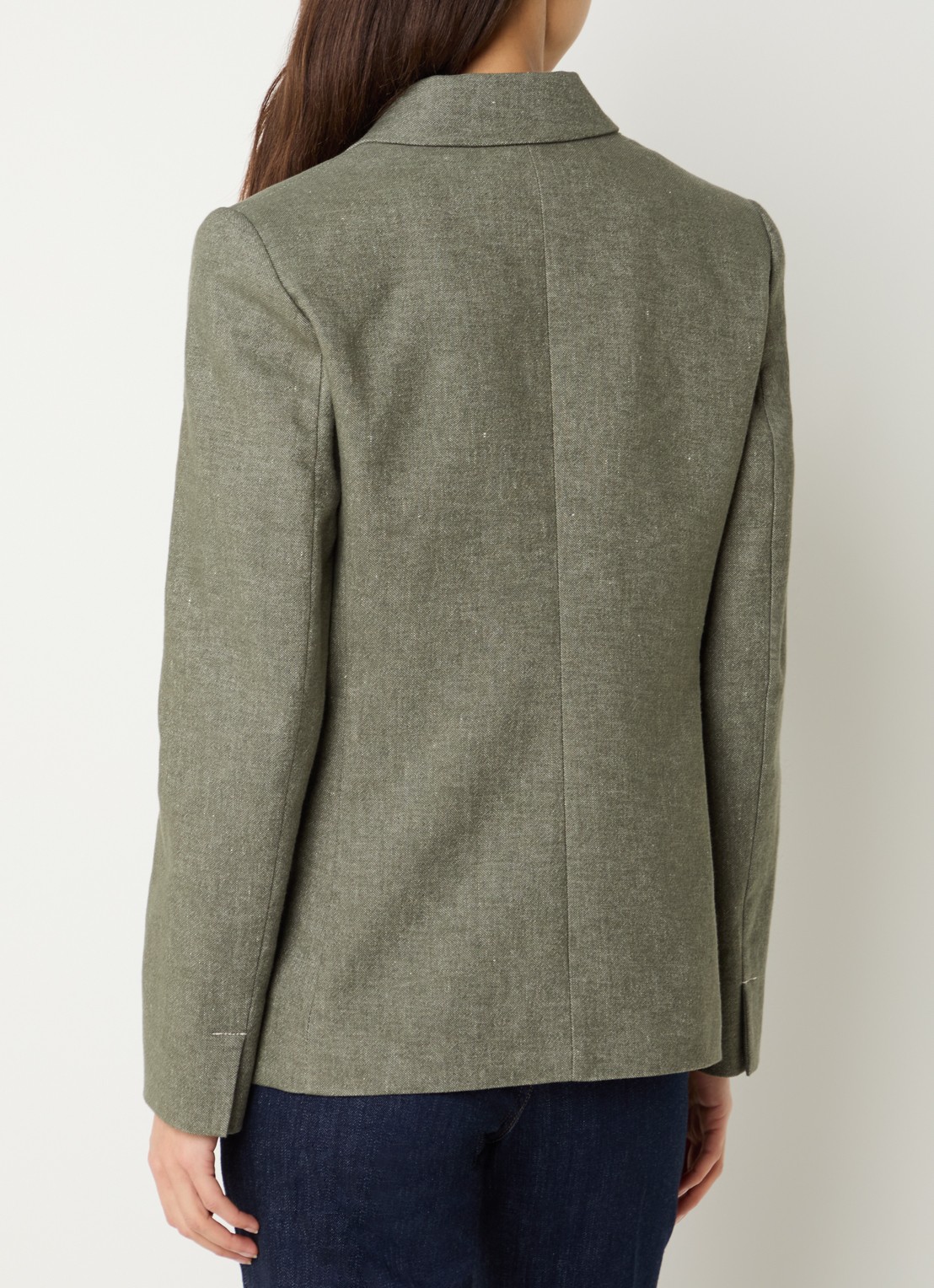 Pennyblack Blazer met schoudervulling en klepzakken - achterkant 4 lichtgroen