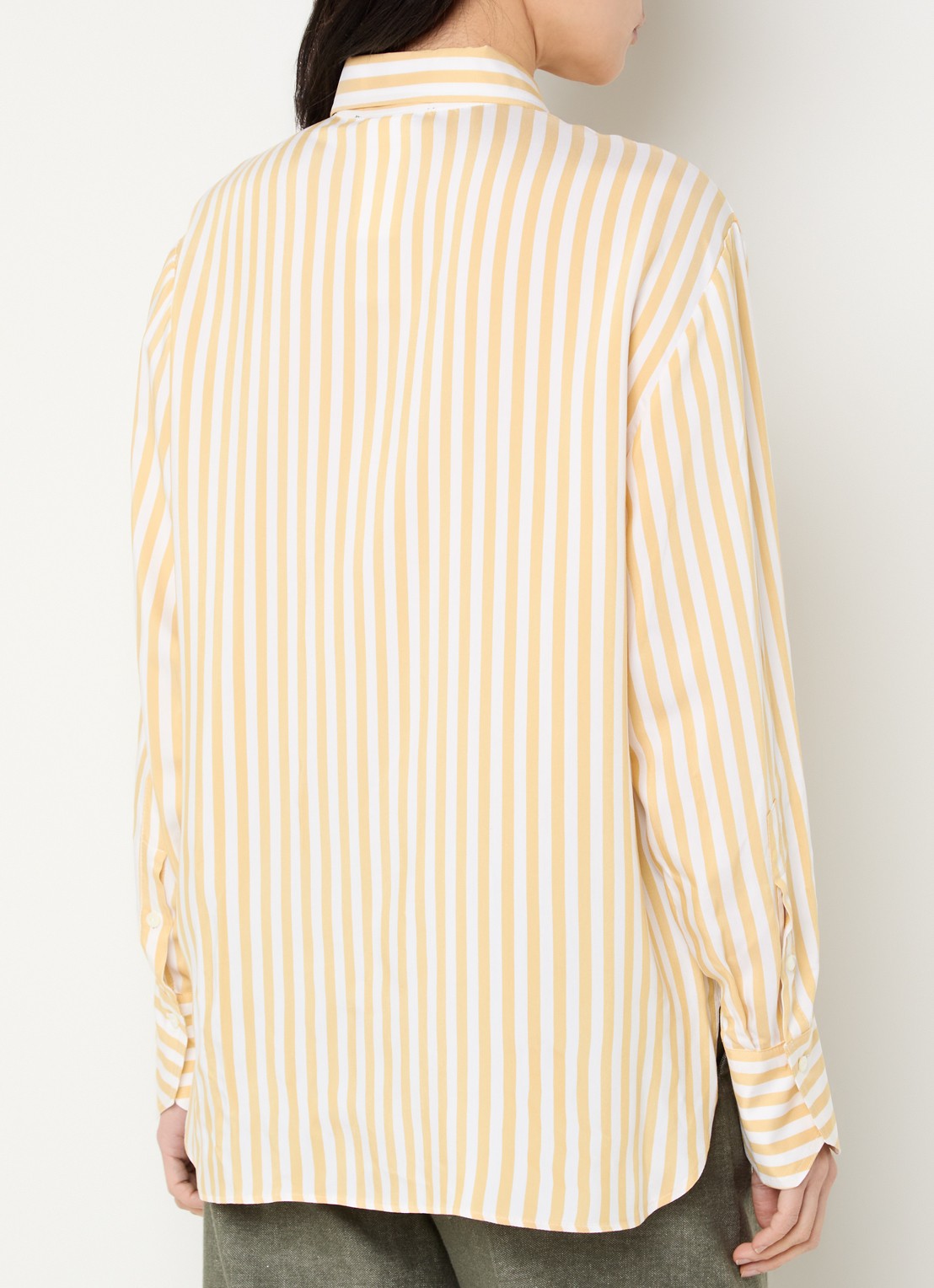 Pennyblack Blouse met streepprint - achterkant geel