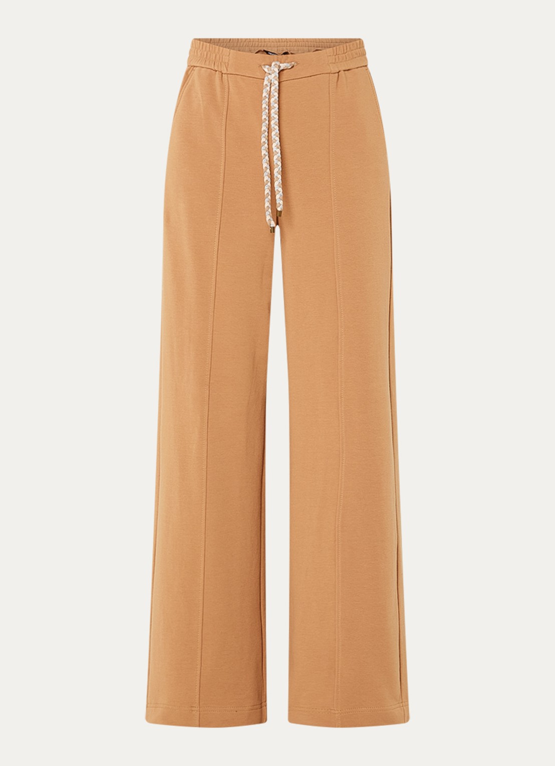 Pennyblack Coccole high waist loose fit joggingsbroek  - voorkant 3 camel