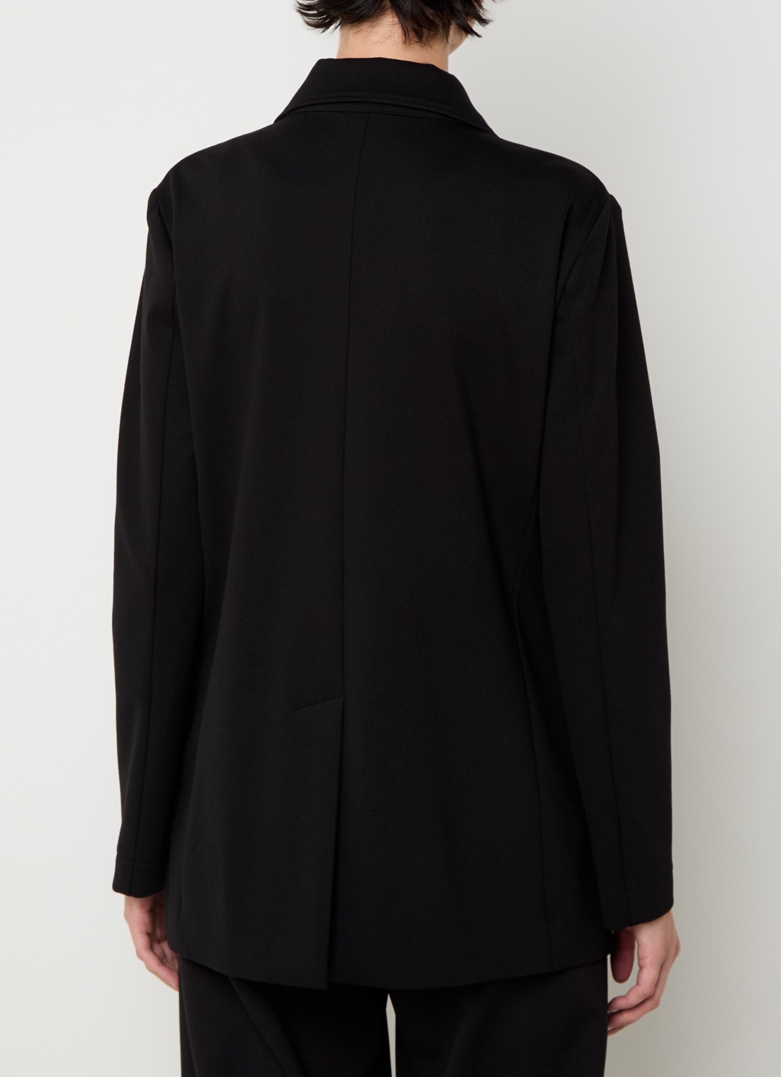 Pennyblack Coro double-breasted blazer met klepzakken - achterkant zwart