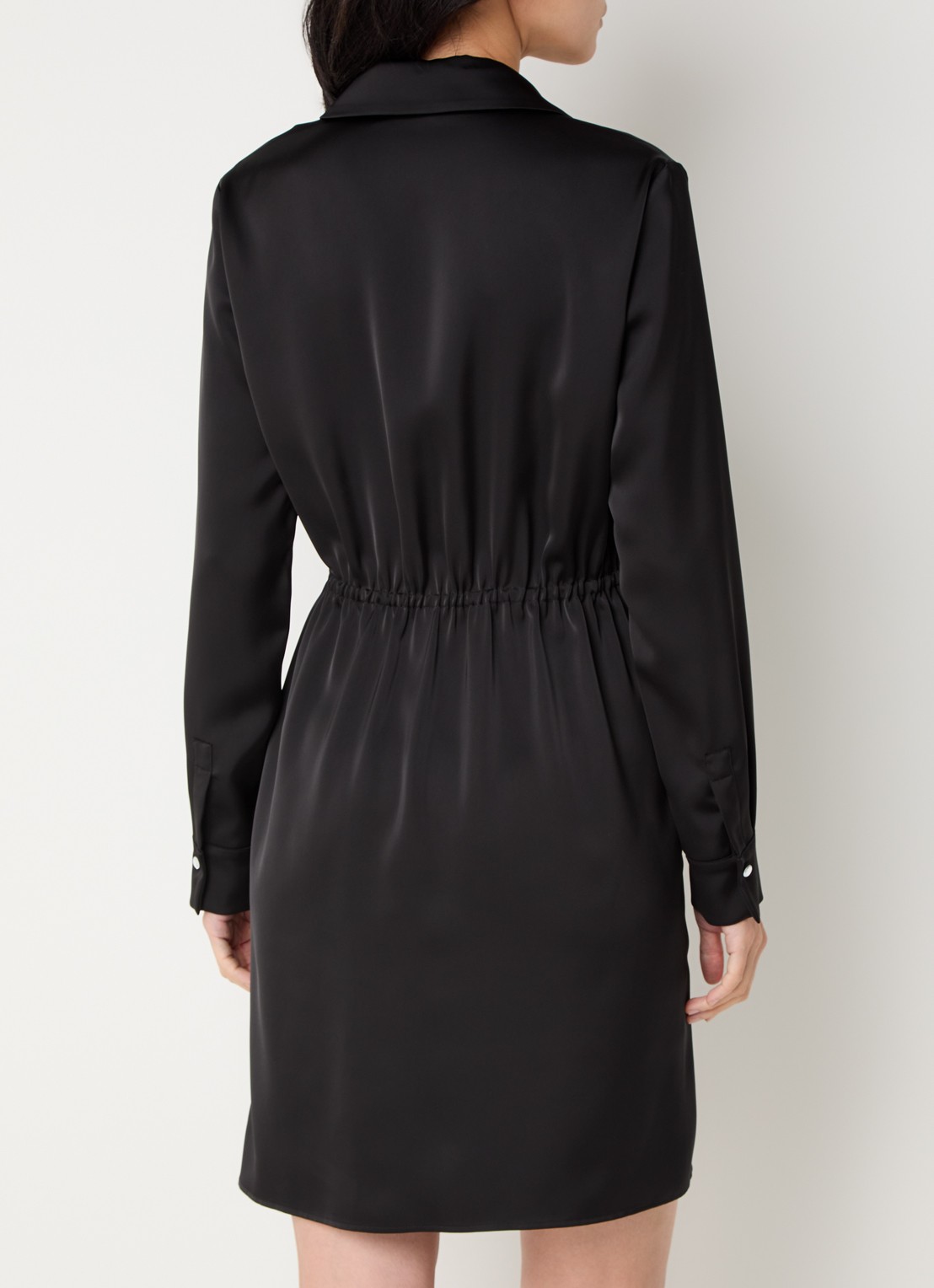 Pennyblack Doge mini tuniekjurk van satijn - achterkant 4 zwart