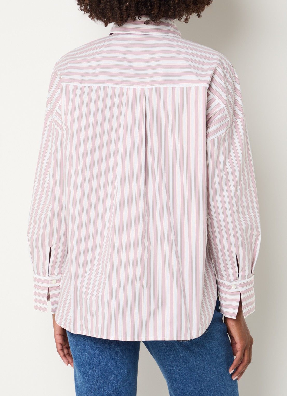 Pennyblack Macina blouse met borstzakken - achterkant 2 oudroze