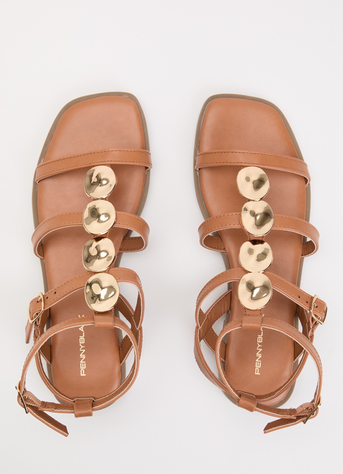 Pennyblack Sandaal met applicatie - detail 11 bruin