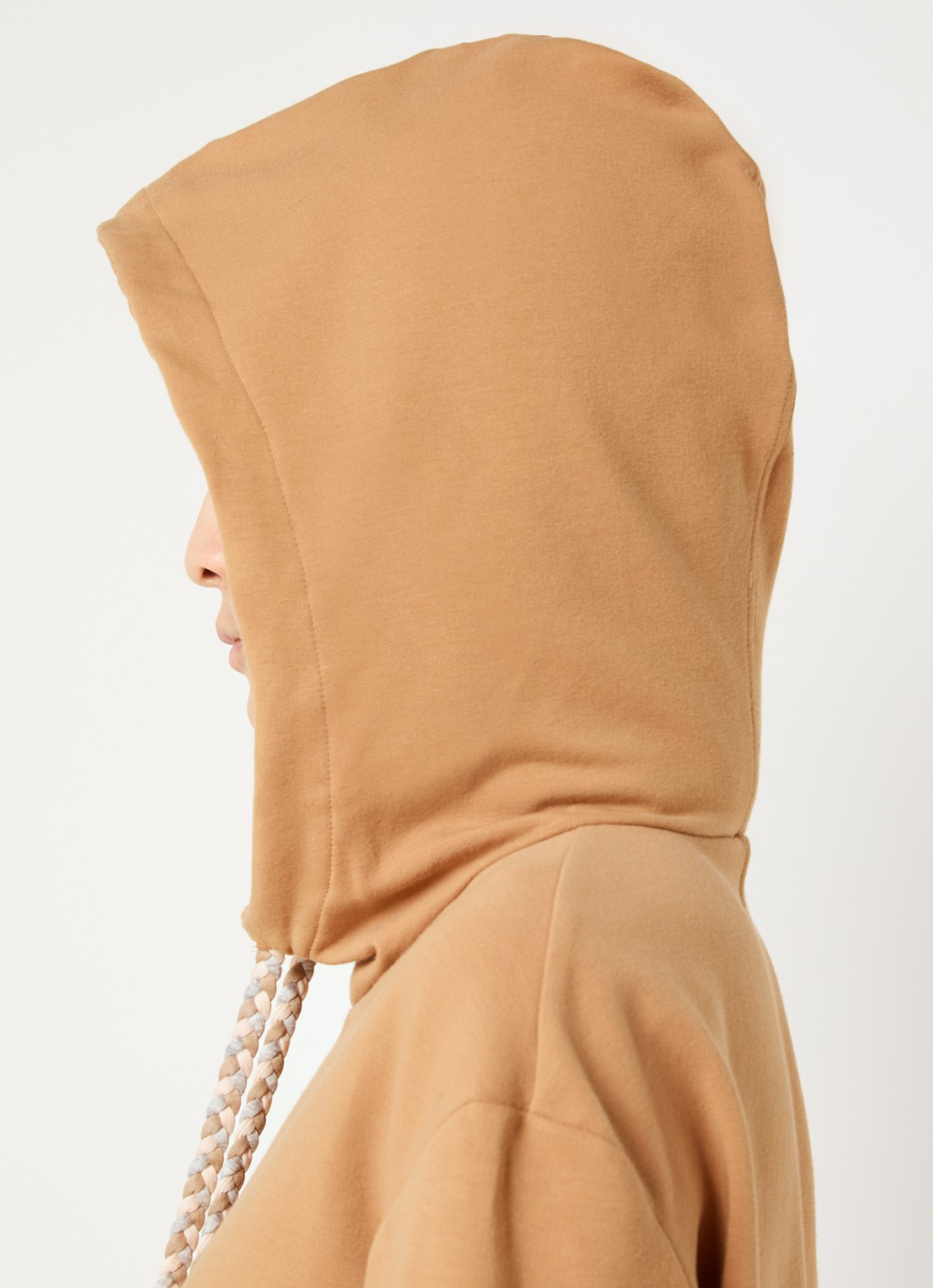 Pennyblack Sweatvest met capuchon - detail 5 camel