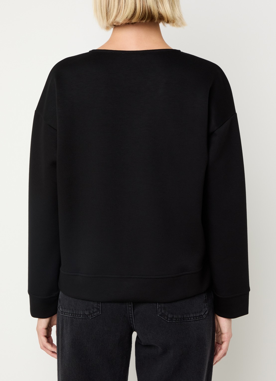 Pennyblack Top met V-hals - achterkant zwart