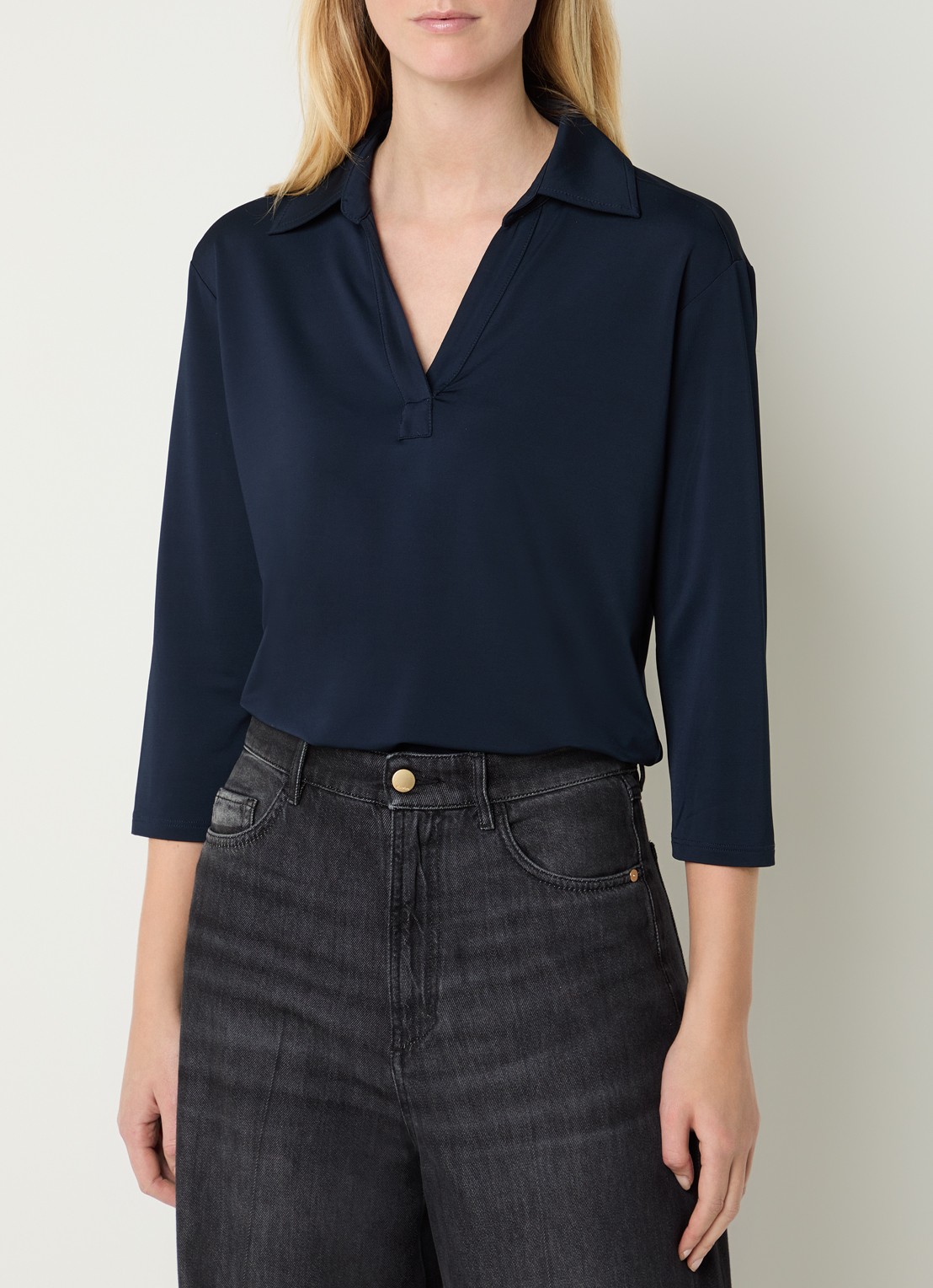 Pennyblack Volante tuniek met stretch - detail 3 donkerblauw