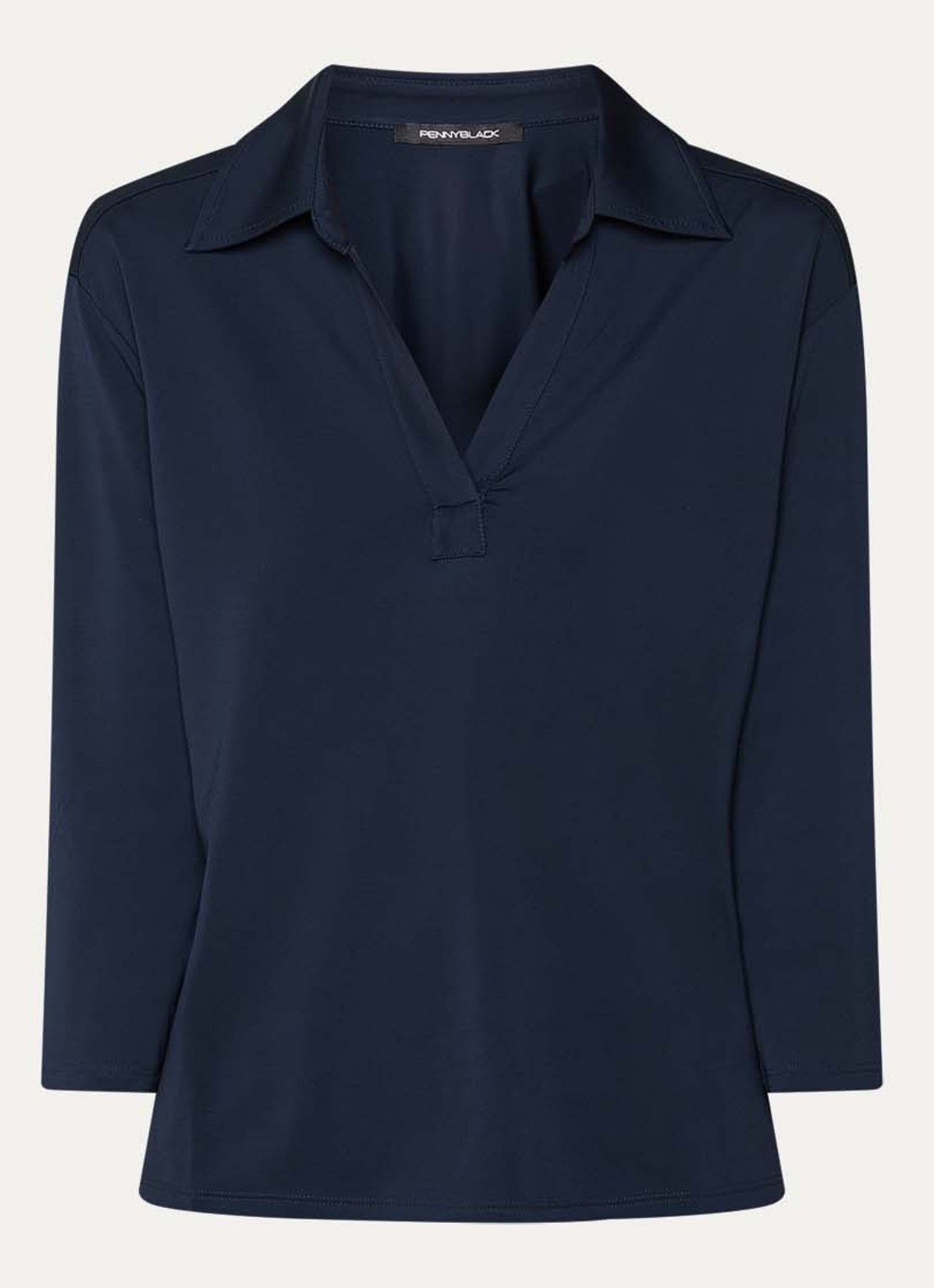 Pennyblack Volante tuniek met stretch - voorkant donkerblauw