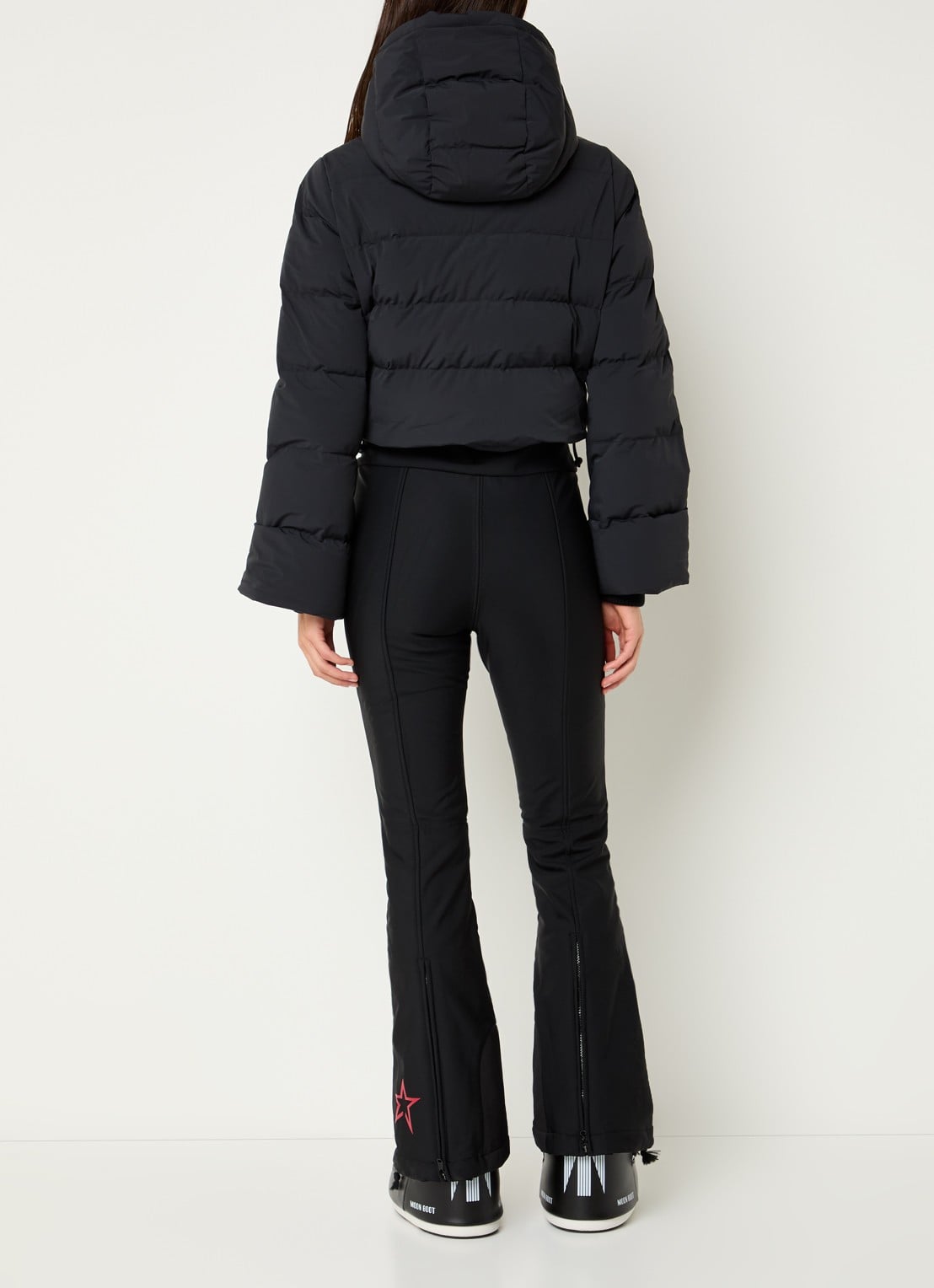 Perfect Moment Polar flared fit skipak met donsvulling en waterafstotende coating - achterkant 7 zwart
