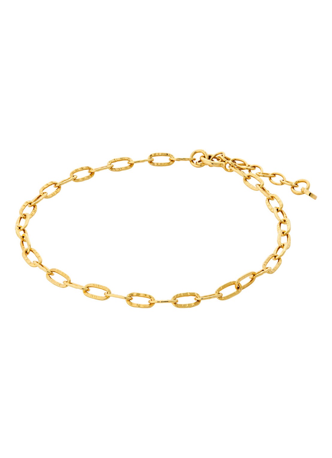 Pernille Corydon Alba schakelarmband verguld - voorkant goud
