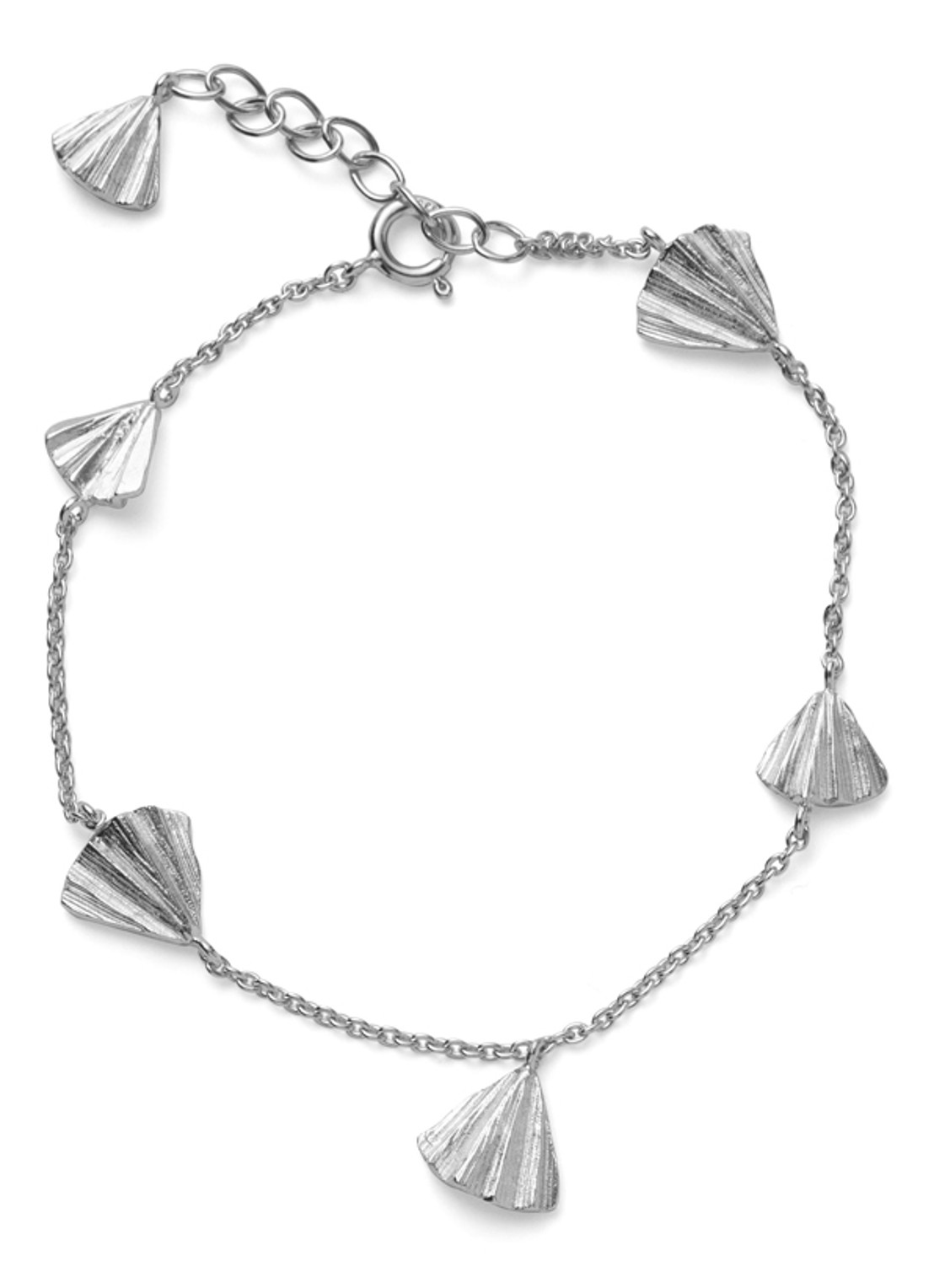Pernille Corydon Autumn Leaf armband van zilver - voorkant zilver