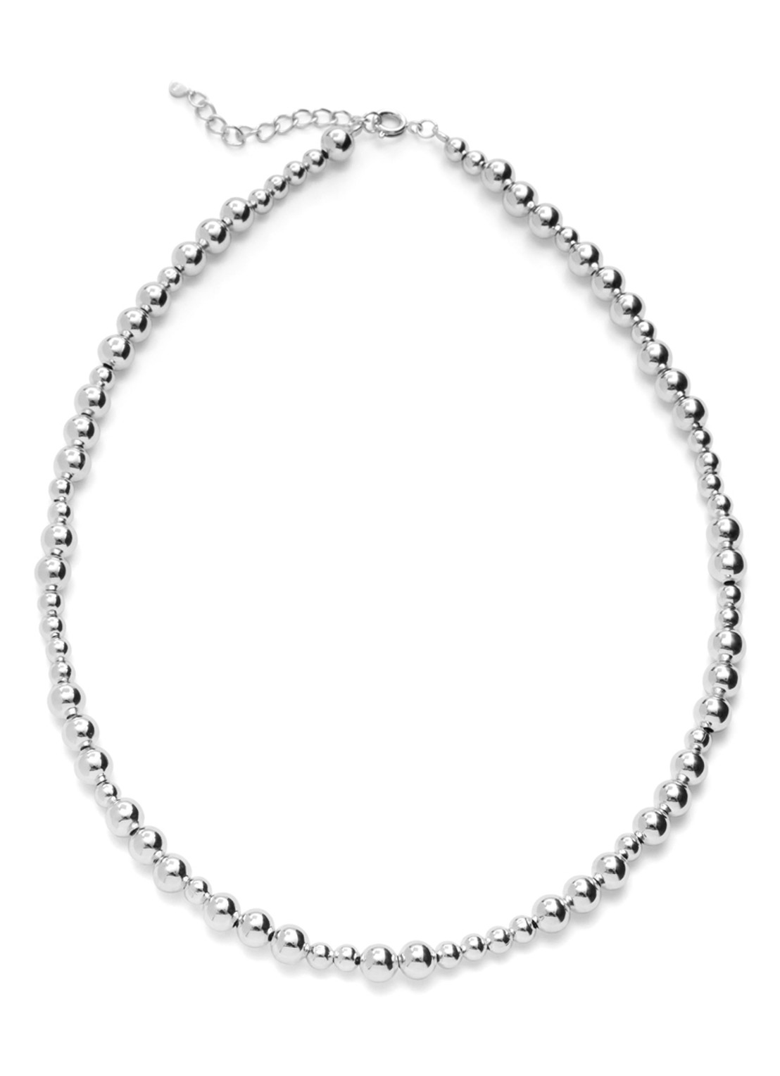 Pernille Corydon Elements kralenketting  - voorkant zilver