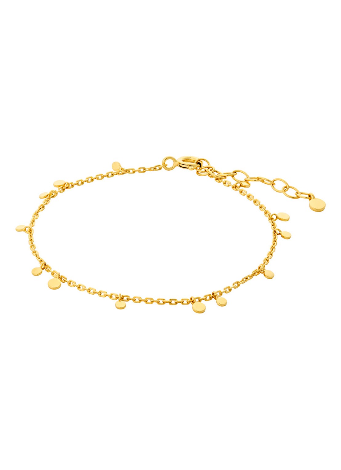 Pernille Corydon Glow armband verguld - voorkant goud