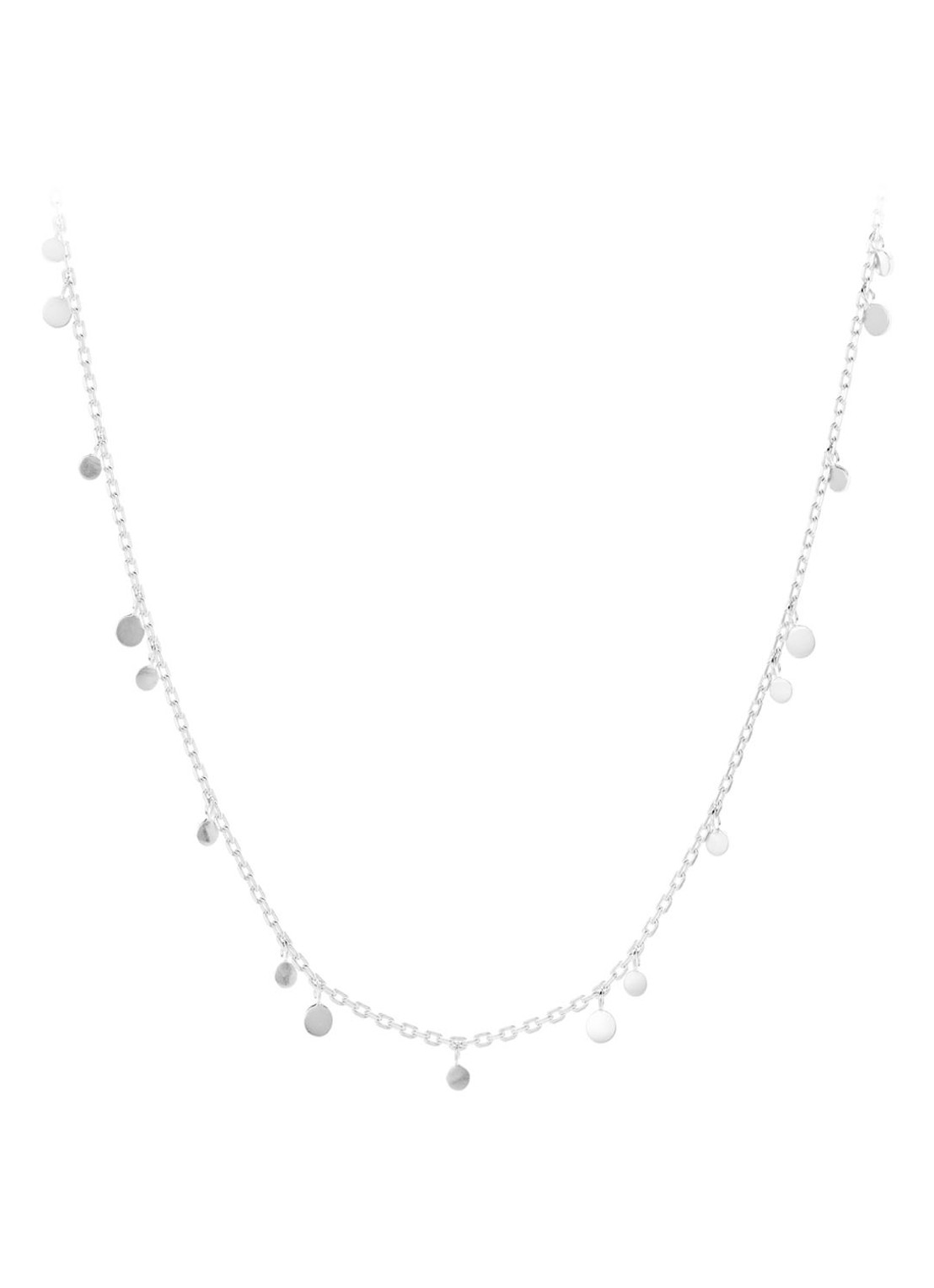Pernille Corydon Glow ketting van sterling zilver - voorkant zilver
