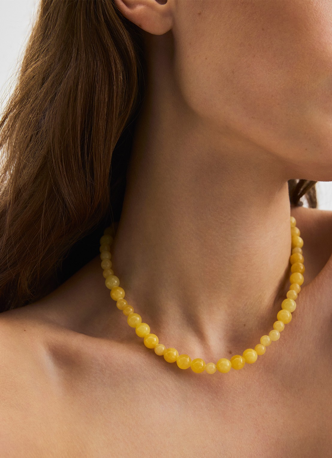 Pernille Corydon Honey kralenketting verguld  - voorkant 2 goud