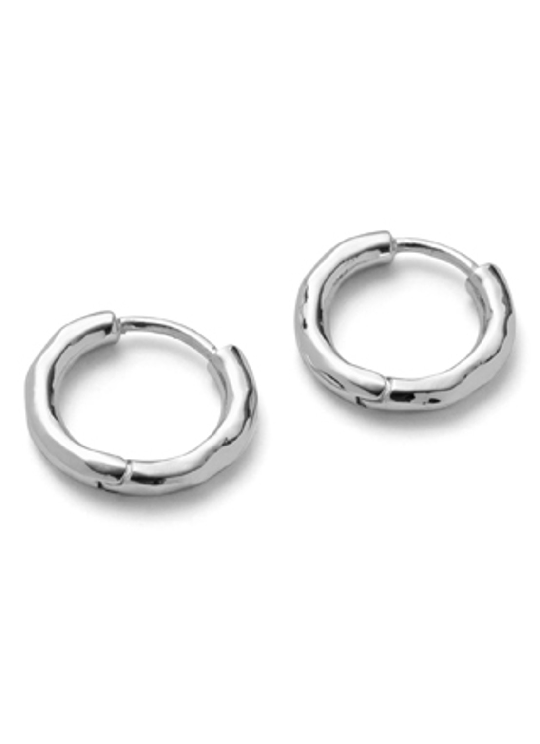 Pernille Corydon Small Spirit oorringen van zilver - voorkant zilver