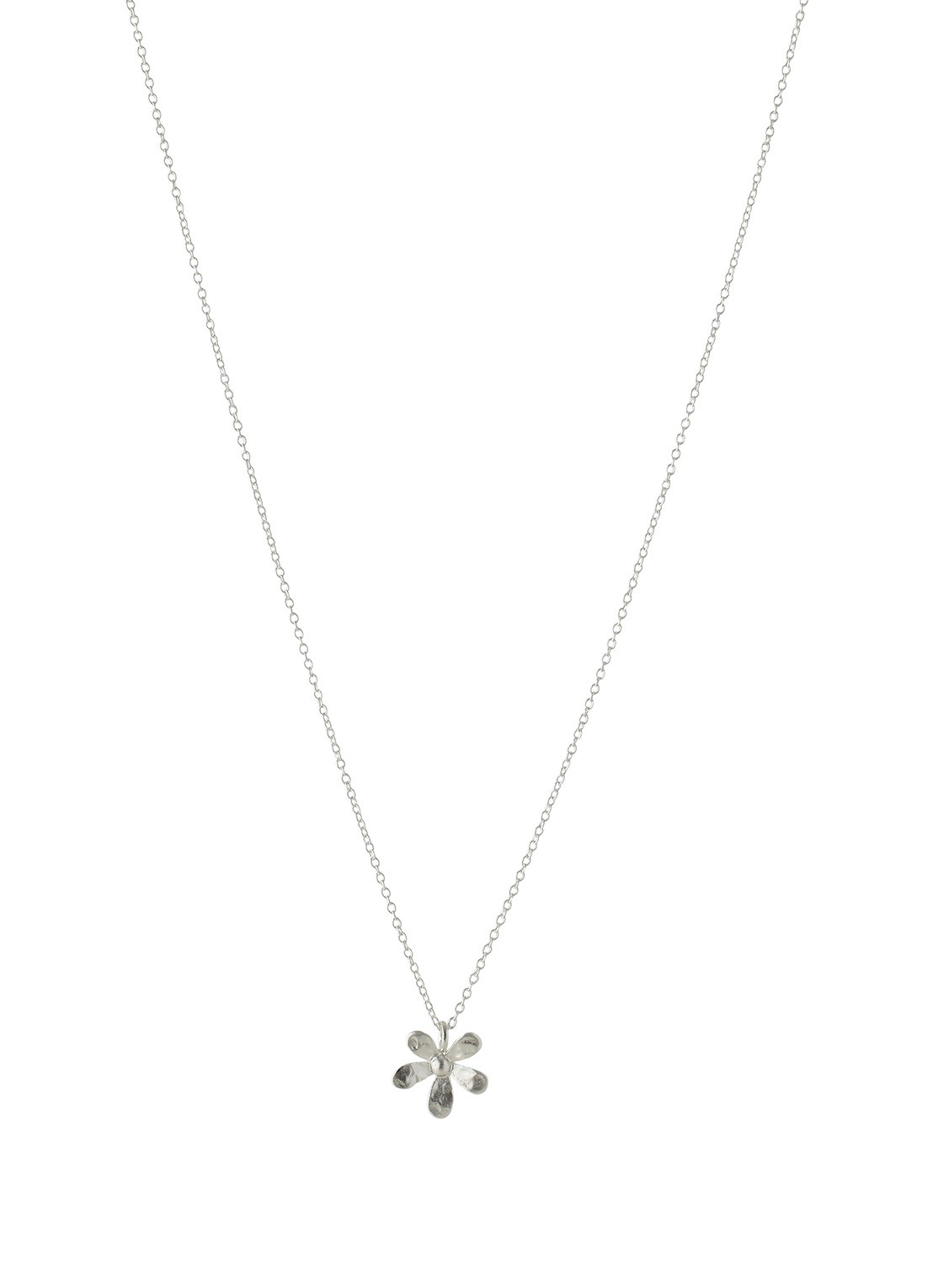 Pernille Corydon Wild Poppy ketting van zilver - voorkant zilver