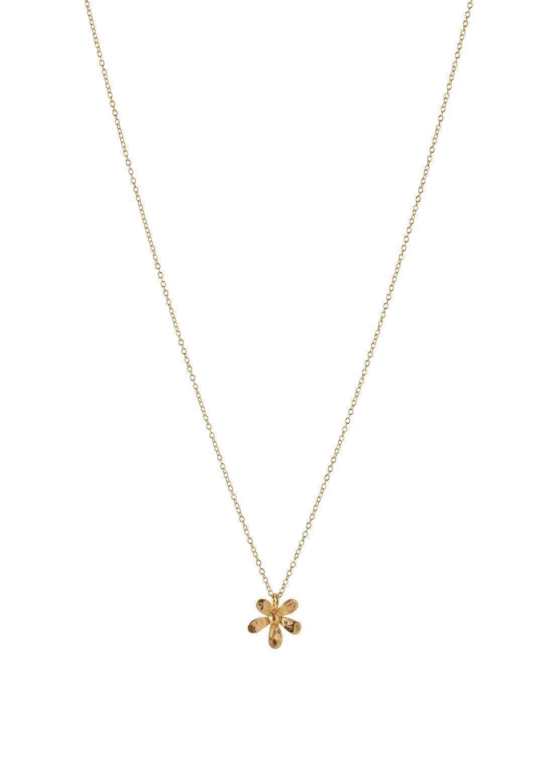 Pernille Corydon Wild Poppy ketting verguld - voorkant goud