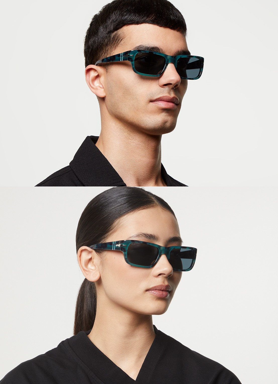 Persol Adrien zonnebril PO3347S - voorkant 5 zeegroen