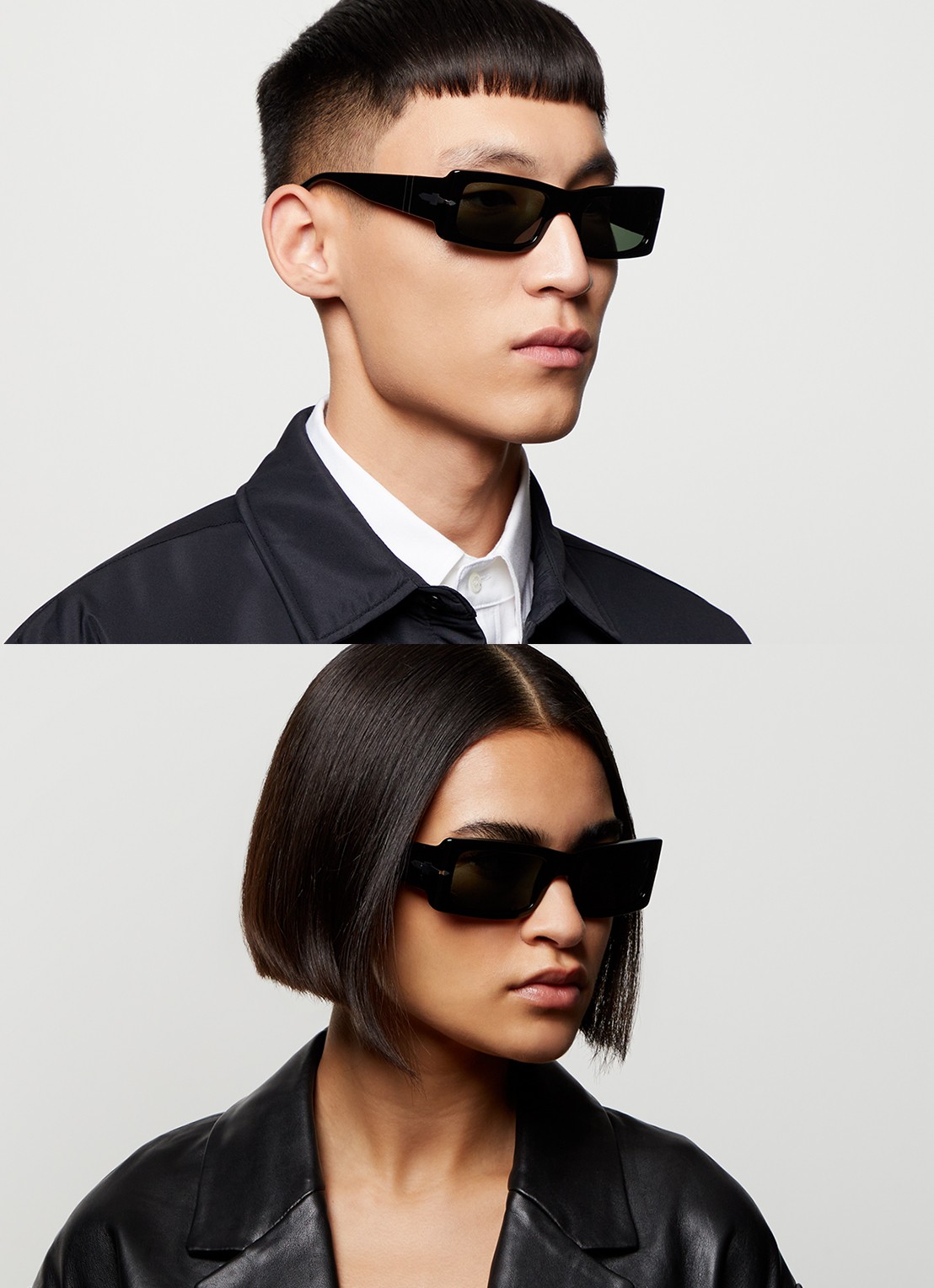 Persol Francis zonnebril PO3332S - voorkant 2 zwart