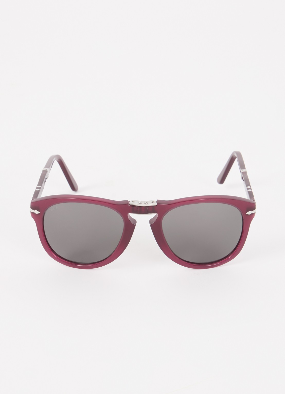 Persol Opvouwbare piloten zonnebril PO0714 - detail aubergine