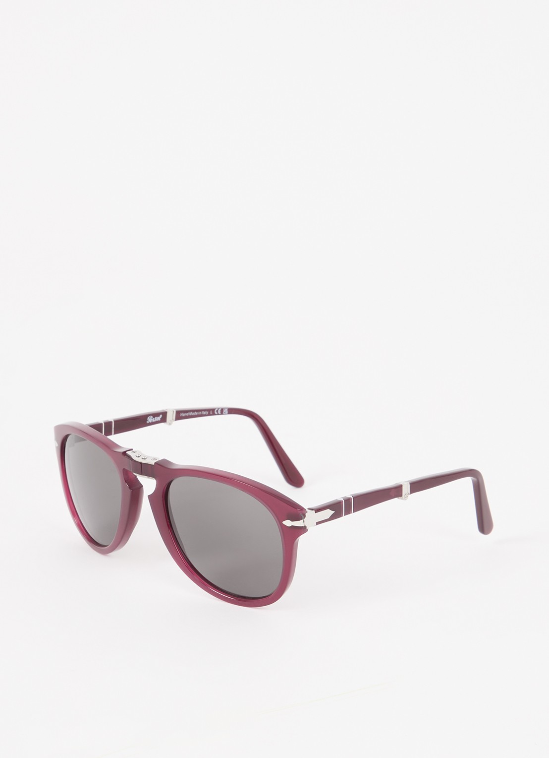 Persol Opvouwbare piloten zonnebril PO0714 - voorkant 4 aubergine