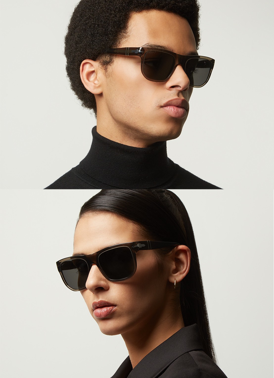 Persol Persol *PO3306S  GRY SHN GRY P - voorkant 5 donkergrijs