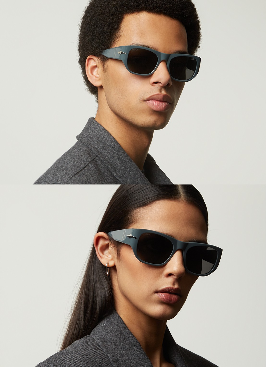 Persol Persol *PO3308S  GRY SHN GRY P - voorkant 3 grijs