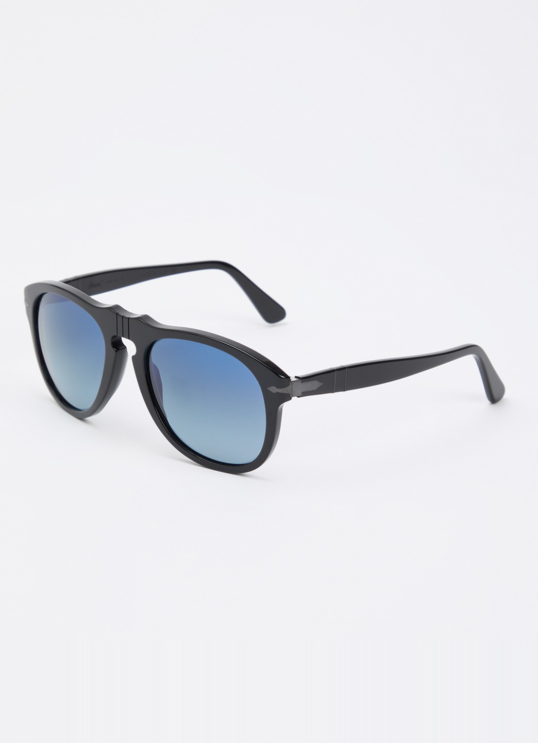 Persol Piloten zonnebril gepolariseerd PO0649NE - voorkant zwart