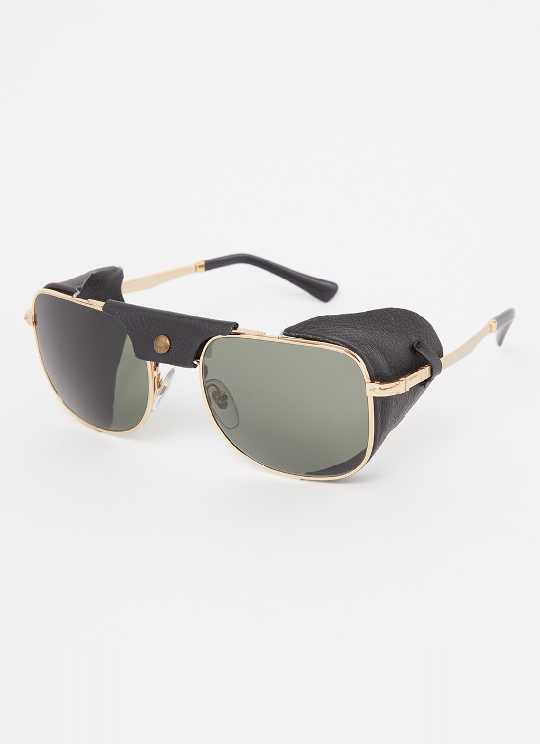 Persol Piloten zonnebril gepolariseerd PO1013SZ - voorkant goud