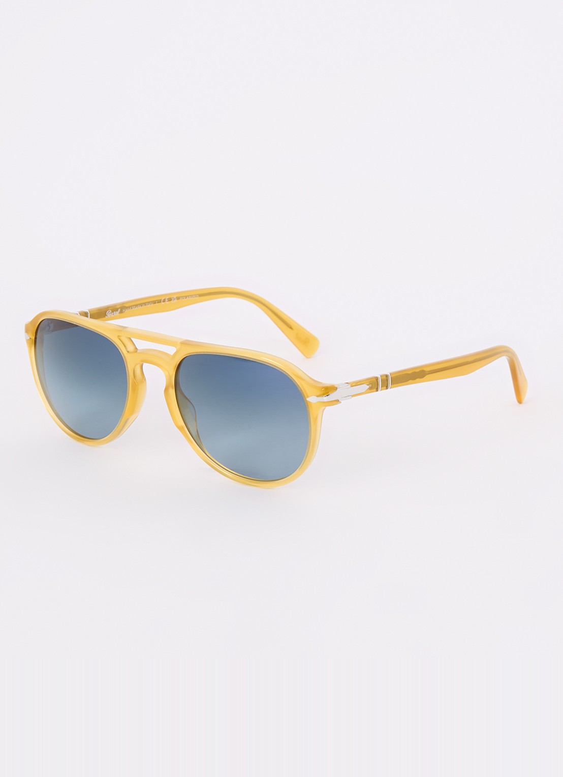 Persol Piloten zonnebril gepolariseerd PO3235S - voorkant 4 okergeel