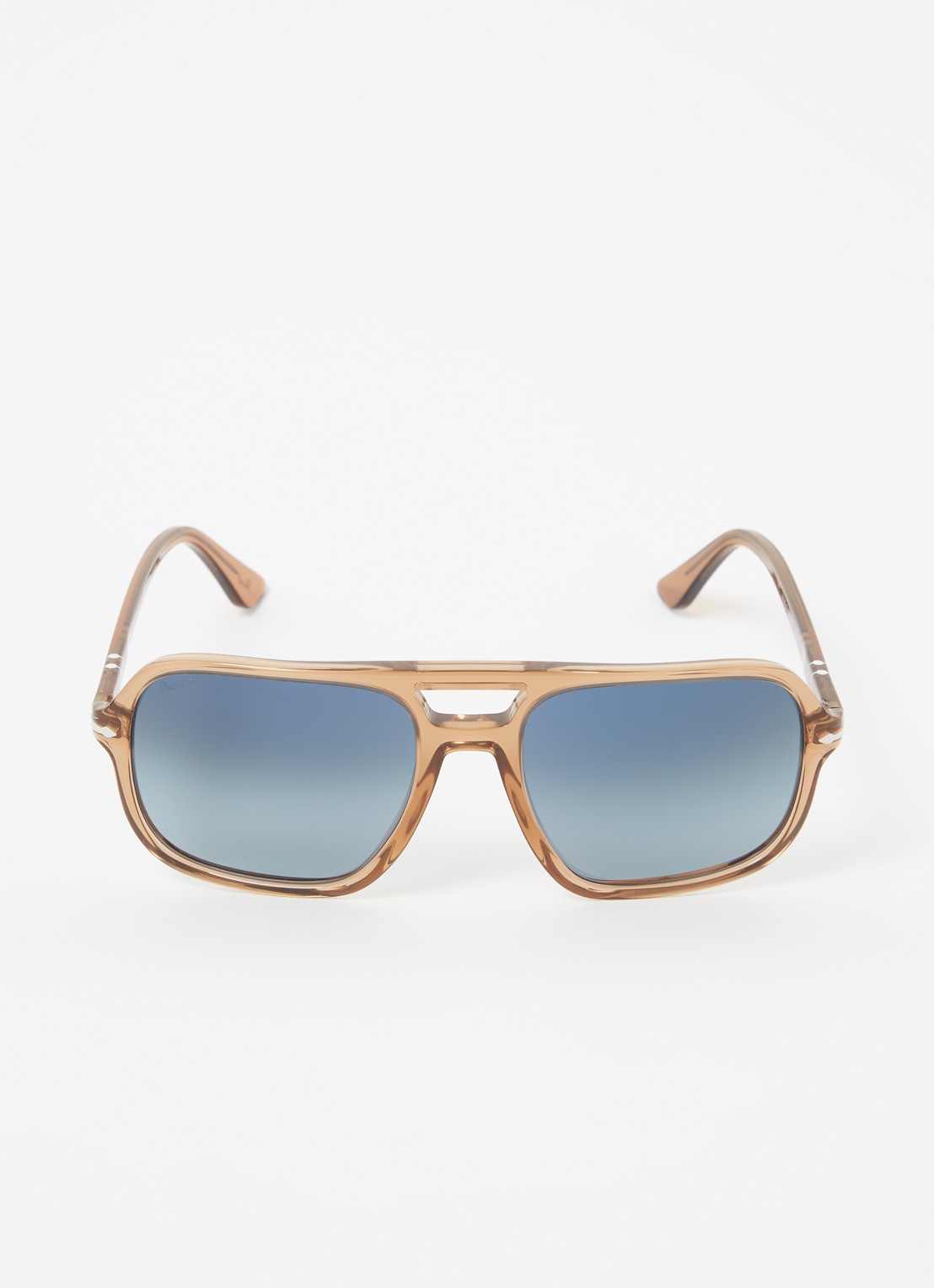 Persol Piloten zonnebril gepolariseerd PO3328S  - detail 3 lichtbruin