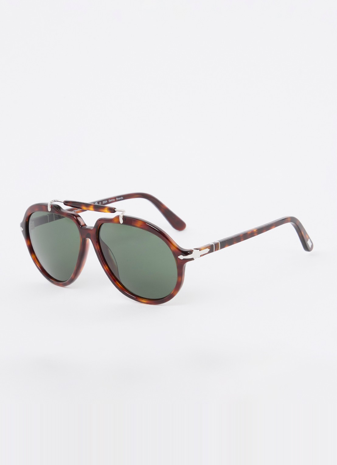 Persol Piloten zonnebril PO0202S - voorkant 4 donkerbruin