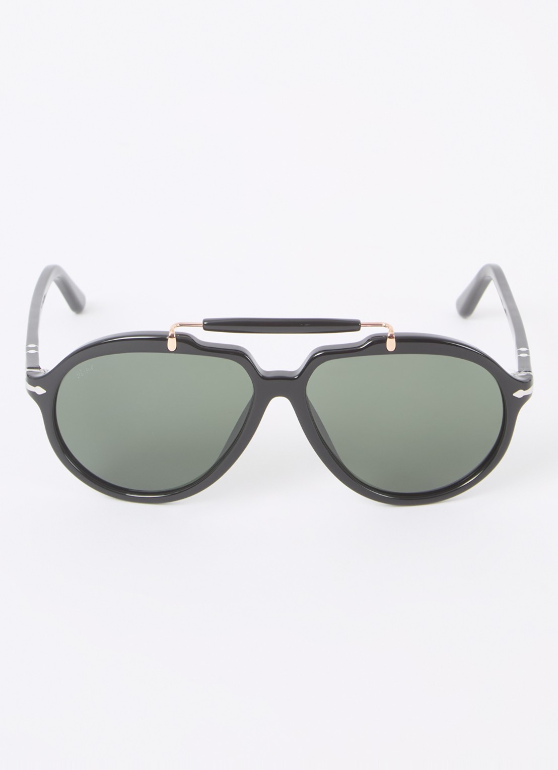Persol Piloten zonnebril PO0202S - detail 3 zwart
