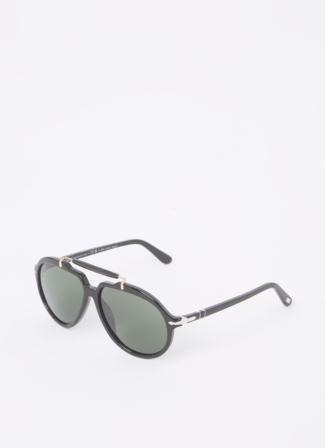 Persol Piloten zonnebril PO0202S - voorkant zwart