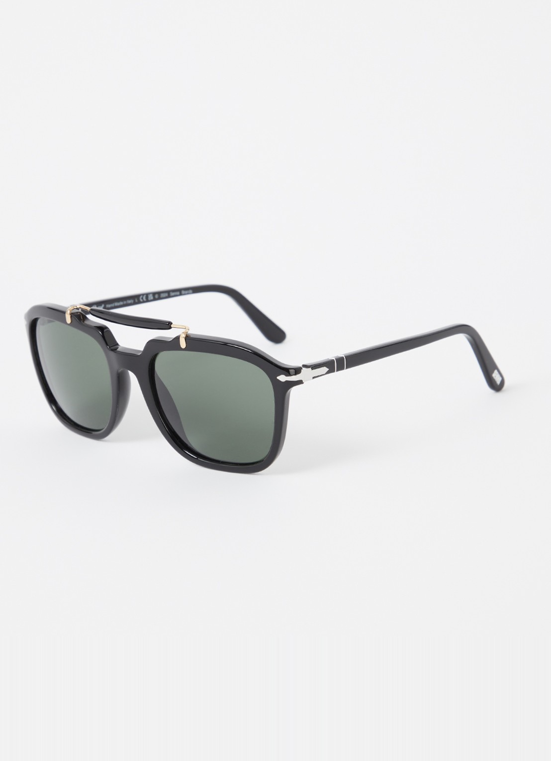 Persol Piloten zonnebril PO0203S  - voorkant 4 zwart