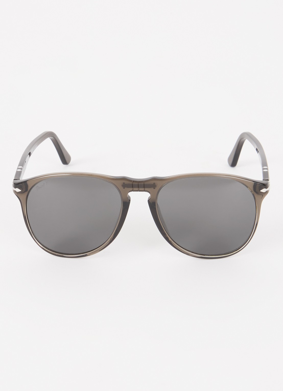 Persol Piloten zonnebril PO9649S - detail 3 donkergrijs