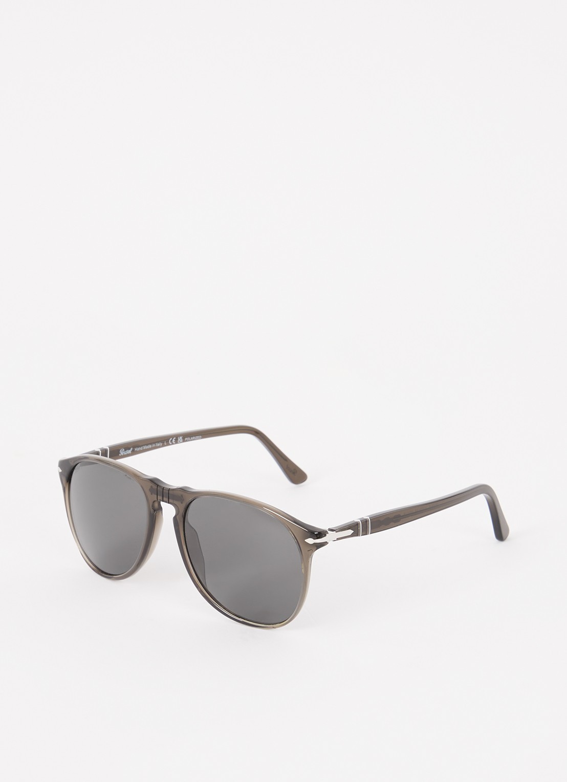 Persol Piloten zonnebril PO9649S - voorkant donkergrijs