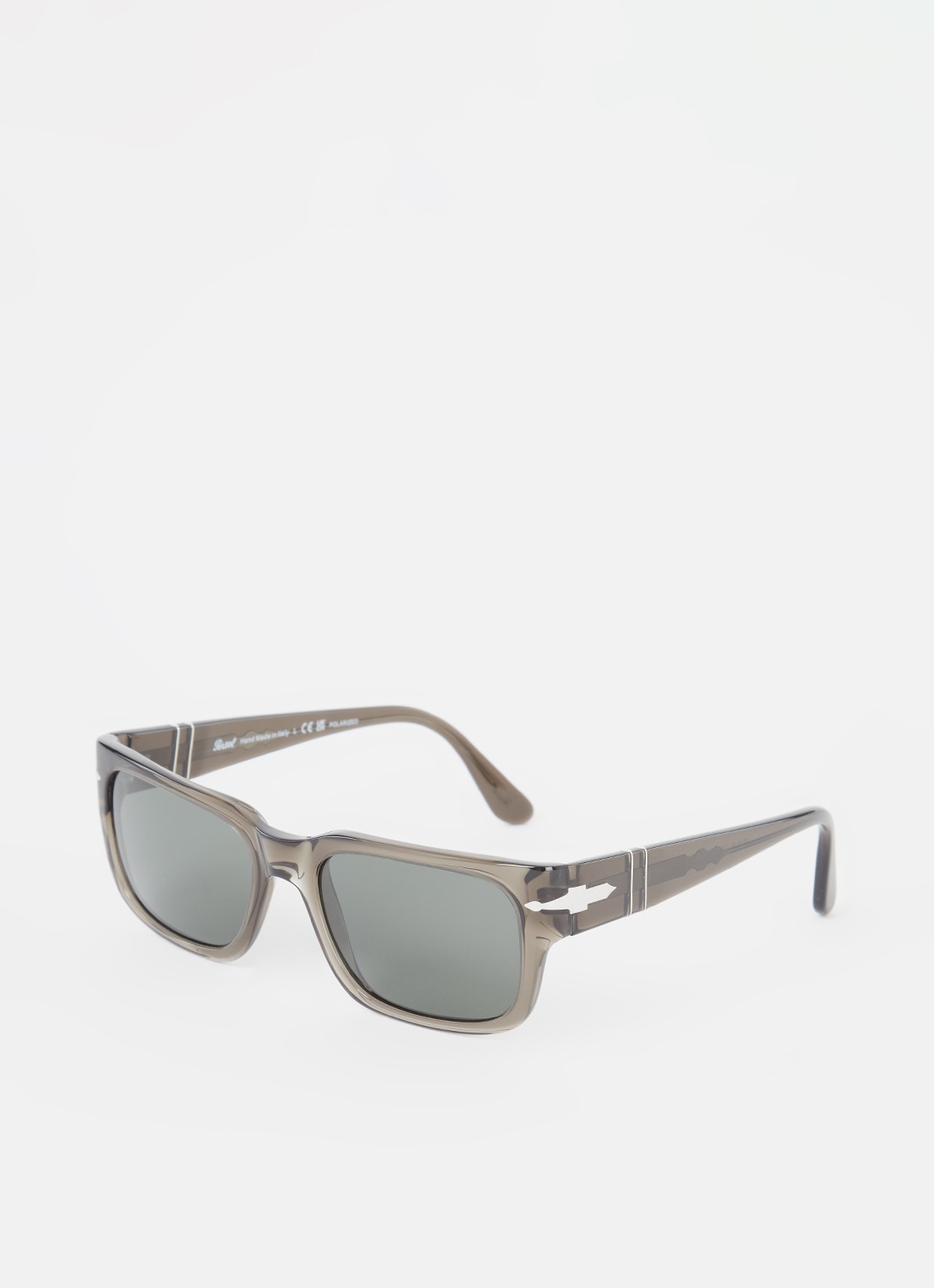 Persol Retro zonnebril gepolariseerd PO3315S  - voorkant grijs